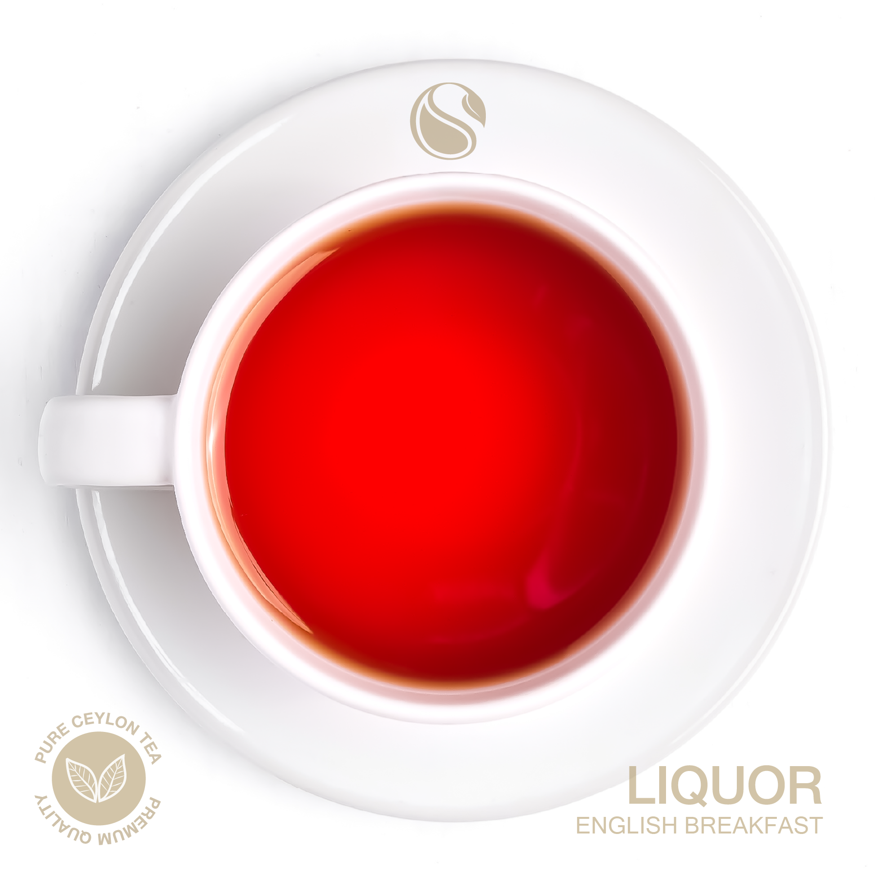 English Breakfast brewed tea liquor